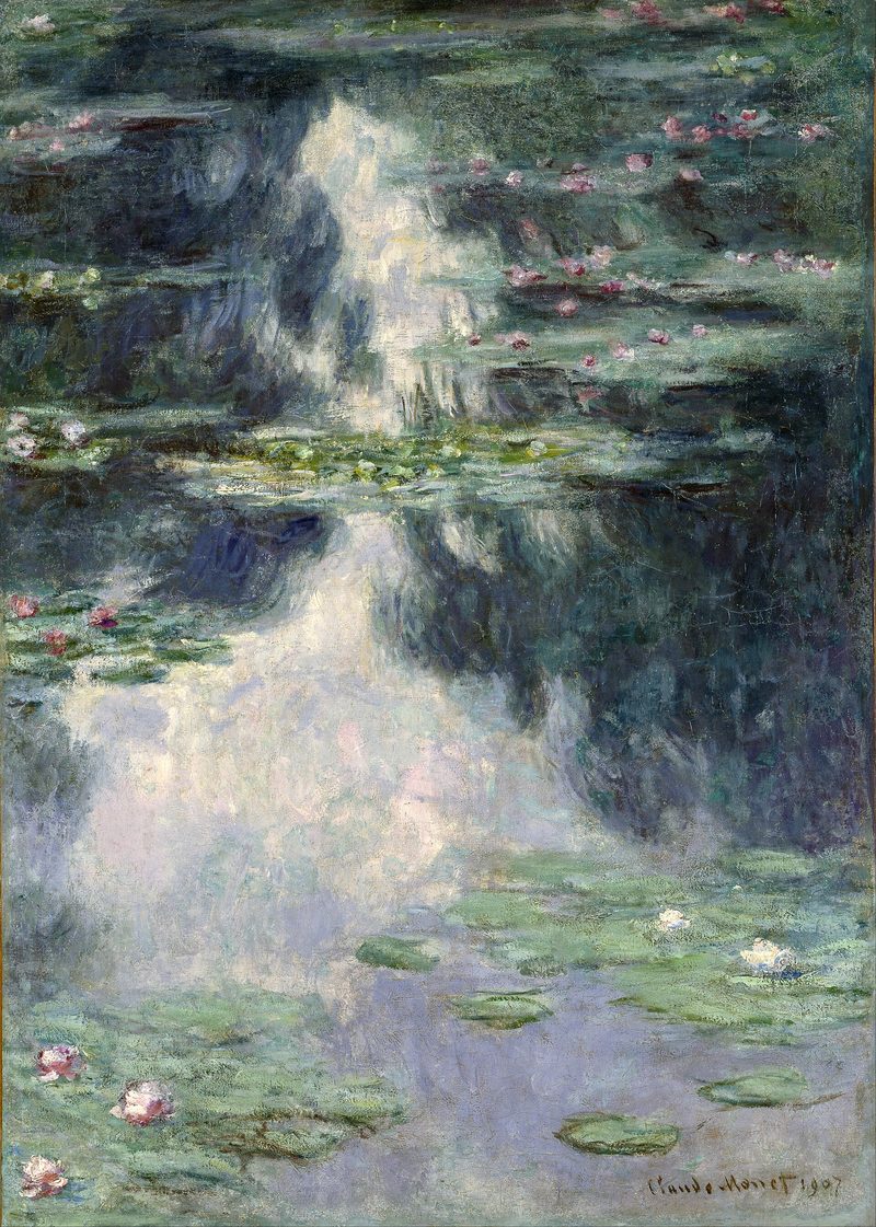 Water Lilies, Evening Light — Claude Monet