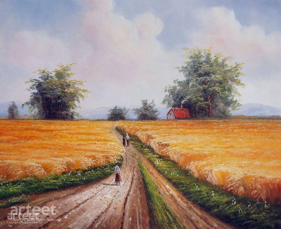 realistic scenery paintings