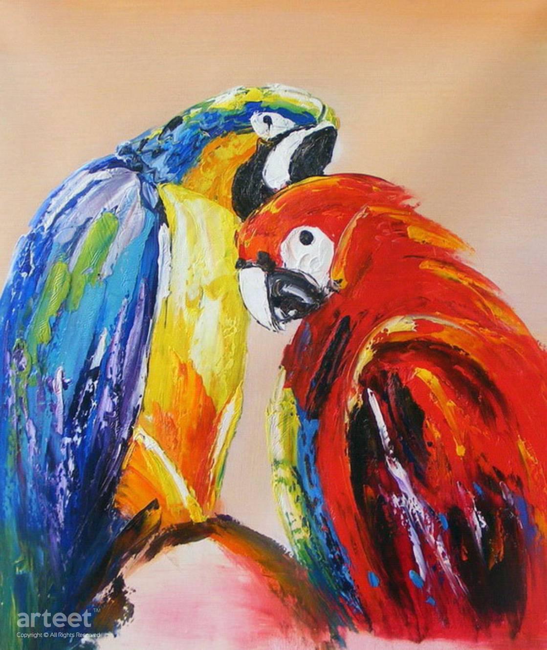 Macaw Painting Images