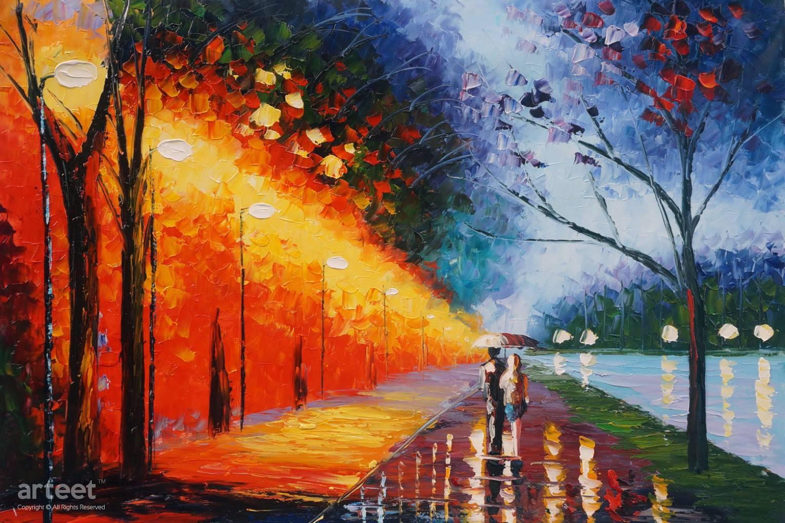 Riverside Trail | Art Paintings for Sale, Online Gallery