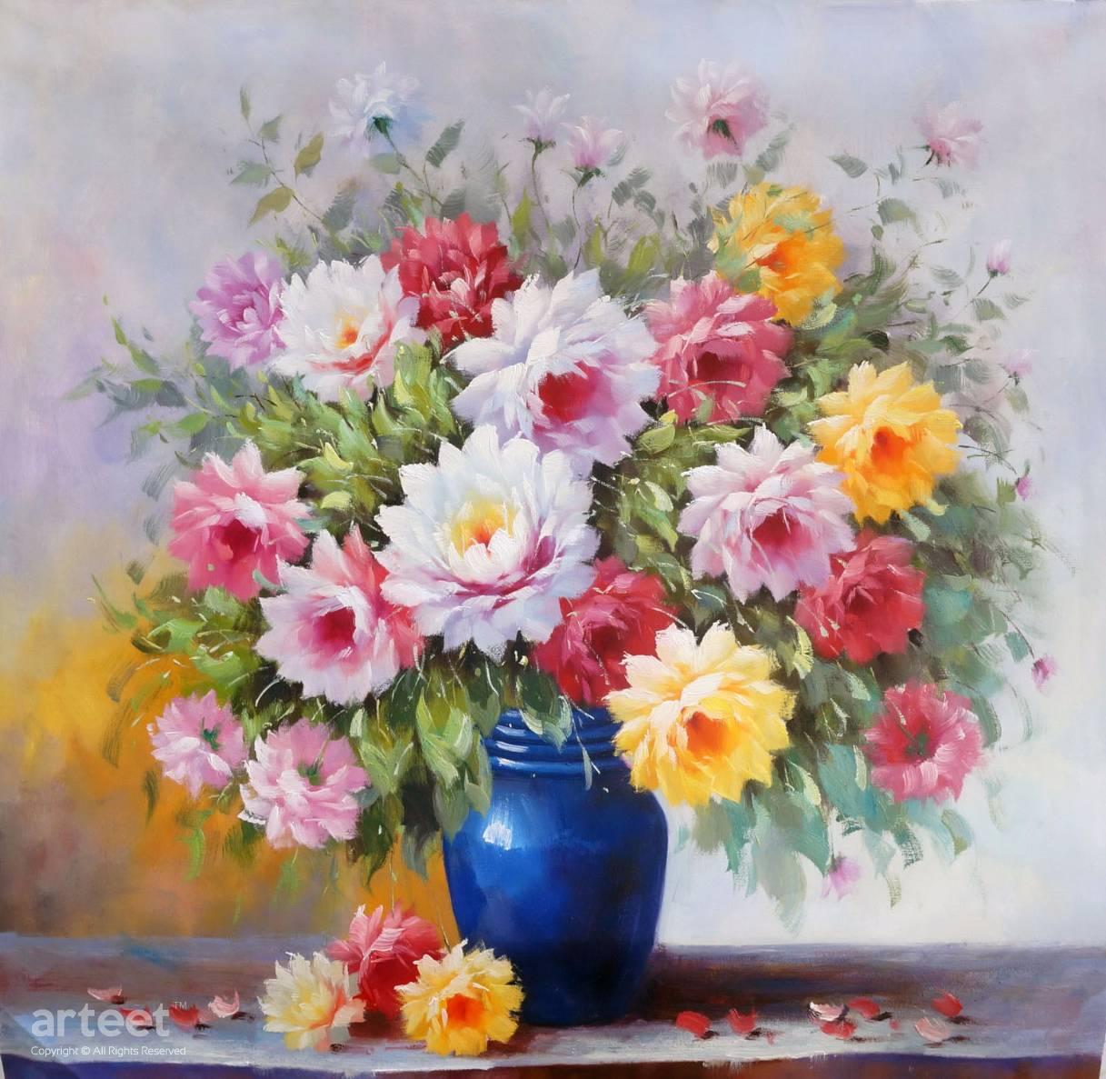 Roses of Yestaraday | Art Paintings for Sale, Online Gallery