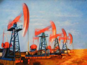 Oil Field | Art Paintings for Sale, Online Gallery